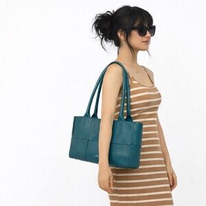 Chiara Feretti Large Woven Leather Bag